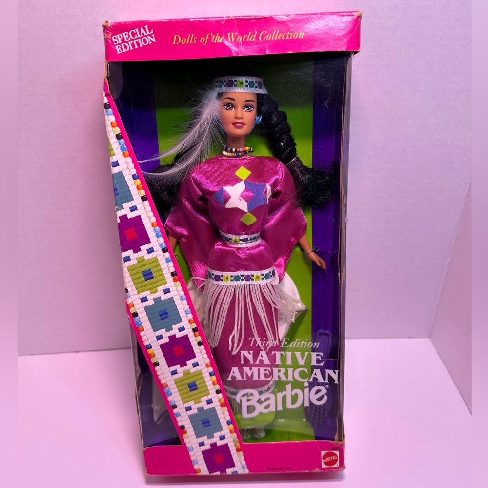 1994 Mattel Dolls of the World Native American Barbie Third Edition #12699